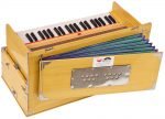 Safri Harmonium- 3½ Octave By Kaayna Musicals-Portable, Traveler, Baja, 9 Stops- 4 Drone, Bass/Male Reeds, Teak Color, Gig Bag, Tuning: 440Hz, For Yoga, Bhajan, Kirtan, Mantra, Vocal - Image 2