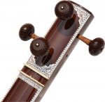 Tanpura Kolkata Male Type , Tambura, Tanpuri, 4 Main String, Tun Wood, Beautiful Craft Work, Sweet Sound, Dual Tone Colour, Comes with Fibre Hard Case, Extra Strings Best for Yoga, Bhajan, Kirtan, Mantra, Chant, Raaga, Drone - Image 6