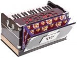 OM Harmonium Mini Magic By Kaayna Musicals, No Stop- 2¾ Octave, Mahogany Colour, Gig Bag, Bass/Male- 440 Hz, Best for Yoga, Bhajan, Kirtan, Shruti, Mantra, Meditation, Chant, etc... - Image 8