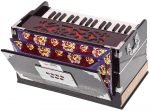 OM Harmonium Mini Magic By Kaayna Musicals, No Stop- 2¾ Octave, Mahogany Colour, Gig Bag, Bass/Male- 440 Hz, Best for Yoga, Bhajan, Kirtan, Shruti, Mantra, Meditation, Chant, etc... - Image 6