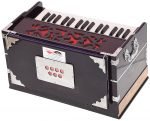 OM Harmonium Mini Magic By Kaayna Musicals, No Stop- 2¾ Octave, Mahogany Colour, Gig Bag, Bass/Male- 440 Hz, Best for Yoga, Bhajan, Kirtan, Shruti, Mantra, Meditation, Chant, etc... - Image 5