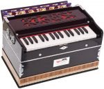 OM Harmonium Mini Magic By Kaayna Musicals, No Stop- 2¾ Octave, Mahogany Colour, Gig Bag, Bass/Male- 440 Hz, Best for Yoga, Bhajan, Kirtan, Shruti, Mantra, Meditation, Chant, etc...