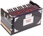 OM Harmonium Mini Magic By Kaayna Musicals, No Stop- 2¾ Octave, Mahogany Colour, Gig Bag, Bass/Male- 440 Hz, Best for Yoga, Bhajan, Kirtan, Shruti, Mantra, Meditation, Chant, etc... - Image 9