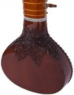 Sitar- Ravi Shankar Style- 7 Main String, 12 to 13 Sympathetic Strings, Tun Wood, Flat Back, Traveler Model, Gig Bag, Extra Strings, Few Mizrabs, With Pick-Up Easy To Connect with Guitar Amplifier - Image 2