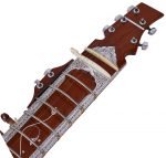 Sitar- Ravi Shankar Style- 7 Main String, 12 to 13 Sympathetic Strings, Tun Wood, Flat Back, Traveler Model, Gig Bag, Extra Strings, Few Mizrabs, With Pick-Up Easy To Connect with Guitar Amplifier - Image 10