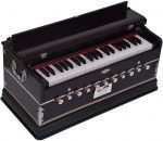 Harmonium Pro Grade By Kaayna Musicals, 11 Stops- 6 Main, 5 Drone, 3½ Octaves, Mahogany Colour, Coupler, Gig Bag – 440 Hz. Best for Yoga, Bhajan, Kirtan, Shruti, Mantra, Meditation, Chant, Vocal - Image 4