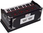 Harmonium Pro Grade By Kaayna Musicals, 11 Stops- 6 Main, 5 Drone, 3½ Octaves, Mahogany Colour, Coupler, Gig Bag – 440 Hz. Best for Yoga, Bhajan, Kirtan, Shruti, Mantra, Meditation, Chant, Vocal - Image 9