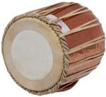 Dhama Drum- 4 Kg. Heavy Copper- Regular Size, Hand Made Skin, Leather Strap to Tune, Long Life, Sikh Jori Pakhawaj, Comes with Tuning Pegs, For Bajan, Kirtan, etc... - Image 5