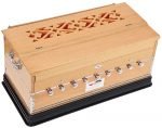 Harmonium Pro Grade By Kaayna Musicals, 9 Stops- 5 Main, 4 Drone, 3½ Octaves, Teak Colour, Coupler, Gig Bag - 440 Hz. Best for Yoga, Bhajan, Kirtan, Shruti, Mantra, Meditation, Chant, Vocal - Image 5