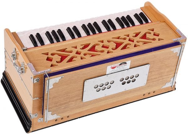 Harmonium Pro Grade By Kaayna Musicals, 9 Stops- 5 Main, 4 Drone, 3½ Octaves, Teak Colour, Coupler, Gig Bag - 440 Hz. Best for Yoga, Bhajan, Kirtan, Shruti, Mantra, Meditation, Chant, Vocal - Image 16