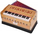 Harmonium Pro Grade By Kaayna Musicals, 9 Stops- 5 Main, 4 Drone, 3½ Octaves, Teak Colour, Coupler, Gig Bag - 440 Hz. Best for Yoga, Bhajan, Kirtan, Shruti, Mantra, Meditation, Chant, Vocal - Image 9