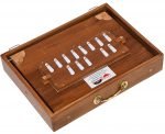 Shruti Box Teak Wood Size (16″ X 12″ X 3″) Inches- Golden Special- 440 Hz, Gig Bag, Natural Color, Key- C To C (Lower Tone), Surpeti, Yoga, Bhajan, Kirtan, Mantra, Drone, Vocal - Image 16