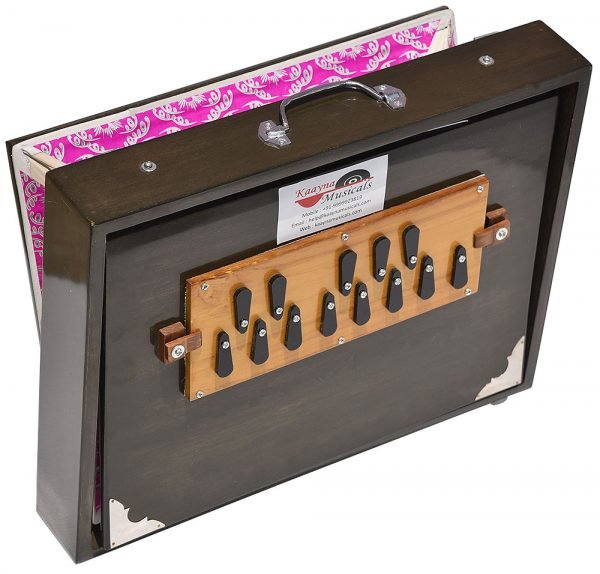 Shruti Box Total Wood- Eco Model- Size (16″ X 12″ X 3″) Inches – 440 Hz, Gig Bag, Oak Finish– C To C Lower Tone Reeds, Surpeti, Yoga, Bhajan, Kirtan, Mantra, Raga, Drone, Chant, Vocal - Image 7