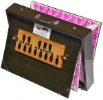 Shruti Box Total Wood- Eco Model- Size (16″ X 12″ X 3″) Inches – 440 Hz, Gig Bag, Oak Finish– C To C Lower Tone Reeds, Surpeti, Yoga, Bhajan, Kirtan, Mantra, Raga, Drone, Chant, Vocal - Image 3