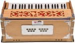 OM Harmonium Pro Grade By Kaayna Musicals, 9 Stops- 5 Main, 4 Drone, 3½ Octaves, Teak Colour, Coupler, Gig Bag - 440 Hz. Best for Yoga, Bhajan, Kirtan, Shruti, Mantra, Meditation, Chant, Vocal - Image 15