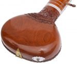 Sitar- Ravi Shankar Style With Fiber Hard Case- Studio Sitar- Semi Pro- 7 Main String, 12 to 13 Sympathetic Strings, Tun Wood, Traveler Model, Extra Strings, Few Mizrabs, With Pick-Up Easy To Connect with Guitar Amplifier - Image 24
