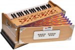 Harmonium Pro Grade By Kaayna Musicals, 9 Stops- 5 Main, 4 Drone, 3½ Octaves, Teak Colour, Coupler, Gig Bag - 440 Hz. Best for Yoga, Bhajan, Kirtan, Shruti, Mantra, Meditation, Chant, Vocal - Image 2