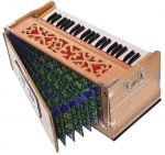OM Harmonium Pro Grade By Kaayna Musicals, 9 Stops- 5 Main, 4 Drone, 3½ Octaves, Teak Colour, Coupler, Gig Bag - 440 Hz. For Yoga, Bhajan, Kirtan, Shruti, Mantra, Meditation, Chant, Vocal - Image 14