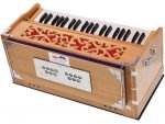 OM Harmonium Pro Grade By Kaayna Musicals, 9 Stops- 5 Main, 4 Drone, 3½ Octaves, Teak Colour, Coupler, Gig Bag - 440 Hz. For Yoga, Bhajan, Kirtan, Shruti, Mantra, Meditation, Chant, Vocal - Image 15