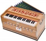 OM Harmonium Pro Grade By Kaayna Musicals, 9 Stops- 5 Main, 4 Drone, 3½ Octaves, Teak Colour, Coupler, Gig Bag - 440 Hz. For Yoga, Bhajan, Kirtan, Shruti, Mantra, Meditation, Chant, Vocal - Image 5