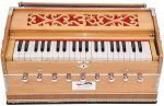 OM Harmonium Pro Grade By Kaayna Musicals, 9 Stops- 5 Main, 4 Drone, 3½ Octaves, Teak Colour, Coupler, Gig Bag - 440 Hz. For Yoga, Bhajan, Kirtan, Shruti, Mantra, Meditation, Chant, Vocal - Image 8