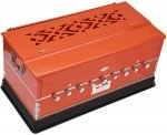 Harmonium Pro Grade By Kaayna Musicals, 9 Stops- 5 Main, 4 Drone, 3½ Octaves, Pastel Orange Colour, Coupler, Gig Bag - 440 Hz- For Yoga, Bhajan, Kirtan, Shruti, Mantra, Meditation, Chant, Vocal - Image 3