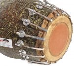 Designer Brass Khol Drums -Bolt Tuned, Special Hand Made Skin, Antique Finish, Gig Bag, Nice Sound, For Bhajan, Rama, Krishna, Kirtan, Mantra, Dance & Music, etc. - Image 12