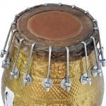 Designer Khol Drums -Golden Brass Finish-Bolt Tuned, Special Hand Made Skin, Gig Bag, Nice Sound, For Bhajan, Rama, Krishna, Kirtan, Mantra, Dance & Music, etc. - Image 14