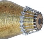 Designer Khol Drums -Golden Brass Finish-Bolt Tuned, Special Hand Made Skin, Gig Bag, Nice Sound, For Bhajan, Rama, Krishna, Kirtan, Mantra, Dance & Music, etc. - Image 6