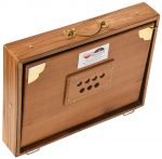 Shruti Box Teak Wood Size (16″ X 12″ X 3″) Inches- Golden Special- 440 Hz, Gig Bag, Natural Color, Key- C To C (Lower Tone), Surpeti, Yoga, Bhajan, Kirtan, Mantra, Drone, Vocal - Image 13