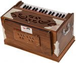 Teak Wood Harmonium Mini Magic By Kaayna Musicals, 4 Stop- 2 Main & 2 Drone, 2¾ Octave, Teak Colour, Gig Bag , Bass/Male- 440 Hz, Best for Yoga, Bhajan, Kirtan, Shruti, Mantra, Meditation, Chant, Vocal - Image 12