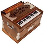 Teak Wood Harmonium Mini Magic By Kaayna Musicals, 4 Stop- 2 Main & 2 Drone, 2¾ Octave, Teak Colour, Gig Bag , Bass/Male- 440 Hz, Best for Yoga, Bhajan, Kirtan, Shruti, Mantra, Meditation, Chant, Vocal - Image 6