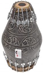 Designer Brass Khol Drums -Bolt Tuned, Special Hand Made Skin, Antique Finish, Gig Bag, Nice Sound, For Bhajan, Rama, Krishna, Kirtan, Mantra, Dance & Music, etc. - Image 10