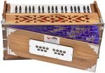 Harmonium Teak Wood By Kaayna Musicals, 11 Stops- 6 Main & 5 Drone, 3½ Octaves, Coupler, Natural Wood Color, Gig Bag, Bass/Male Reed- 440 Hz, Best for Yoga, Bhajan, Kirtan, Shruti, Mantra, Vocal - Image 11