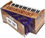 Harmonium Teak Wood By Kaayna Musicals, 11 Stops- 6 Main & 5 Drone, 3½ Octaves, Coupler, Natural Wood Color, Gig Bag, Bass/Male Reed- 440 Hz, Best for Yoga, Bhajan, Kirtan, Shruti, Mantra, Vocal - Image 12