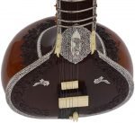 Sitar- Ravi Shankar Style-Full Size, Traditional Guard Tumba- 7 Main Strings, 12 to 13 Sympathetic Strings, Tun Wood, Fibre Hard Case, Extra Strings, Mizrabs to Play - Image 13