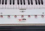 OM Harmonium White Pro Grade By Kaayna Musicals, 9 Stops- 5 Main & 4 Drone, 3½ Octaves, Coupler, Gig Bag, Bass/Male Reed Tuned- 440 Hz, Best for Vocal, Yoga, Bhajan, Kirtan, Shruti, Mantra, Drone - Image 7