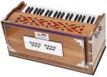 Harmonium Teak Wood Extra Height By Kaayna Musicals- 9 Stops- 5 Main- 4 Drone, 3½ Octaves, Two Set Reed- Bass/Male – 440 Hz, Coupler, Gig Bag. For Yoga, Bhajan, Kirtan, Shruti, Mantra, Chant, Vocal - Image 15