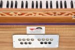 Teak Wood Safri Harmonium- 3½ Octave By Kaayna Musicals-Portable, Traveler, Baja, 9 Stops- 4 Drone, Bass/Male Reeds, Gig Bag, Tuning: 440Hz, For Yoga, Bhajan, Kirtan, Mantra, Vocal - Image 14