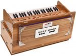 Teak Wood Safri Harmonium- 3½ Octave By Kaayna Musicals-Portable, Traveler, Baja, 9 Stops- 4 Drone, Bass/Male Reeds, Gig Bag, Tuning: 440Hz, For Yoga, Bhajan, Kirtan, Mantra, Vocal - Image 8