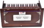 OM Safri Harmonium- 3½ Octave By Kaayna Musicals-Portable, Traveler, Baja, 9 Stops- 4 Drone, Bass/Male Reeds, Walnut Color, Gig Bag, Tuning: 440Hz, For Yoga, Bhajan, Kirtan, Mantra, Vocal - Image 15