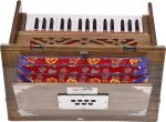 Safri Harmonium- 2¾ Octave By Kaayna Musicals-Portable, Traveler, Baja, 4 Stop (2 Drone), Two Set Reed- Bass/Male, Oak Finish, Gig Bag, Tuning: 440Hz, For Yoga, Bhajan, Kirtan, Mantra, Vocal - Image 12