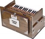 Safri Harmonium- 2¾ Octave By Kaayna Musicals-Portable, Traveler, Baja, 4 Stop (2 Drone), Two Set Reed- Bass/Male, Oak Finish, Gig Bag, Tuning: 440Hz, For Yoga, Bhajan, Kirtan, Mantra, Vocal - Image 13