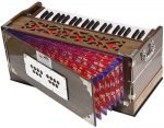 OM Harmonium Pro Grade By Kaayna Musicals, 11 Stop- 6 Main & 5 Drone, 3½ Octaves, Dark Oak Finish, Coupler, Gig Bag, Bass/Male- 440 Hz, For Yoga, Bhajan, Kirtan, Shruti, Mantra, Meditation, Vocal - Image 13