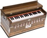 OM Harmonium Pro Grade By Kaayna Musicals, 11 Stop- 6 Main & 5 Drone, 3½ Octaves, Dark Oak Finish, Coupler, Gig Bag, Bass/Male- 440 Hz, For Yoga, Bhajan, Kirtan, Shruti, Mantra, Meditation, Vocal - Image 3