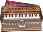 OM Harmonium Pro Grade By Kaayna Musicals, 11 Stop- 6 Main & 5 Drone, 3½ Octaves, Dark Oak Finish, Coupler, Gig Bag, Bass/Male- 440 Hz, For Yoga, Bhajan, Kirtan, Shruti, Mantra, Meditation, Vocal - Image 5