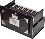 Safri Harmonium- 2¾ Octave By Kaayna Musicals-Portable, Traveler, Baja, 4 Stop (2 Drone), Two Set Reed- Bass/Male, Dark Walnut Color, Gig Bag, Tuning: 440Hz, For Yoga, Bhajan, Kirtan, Mantra, Vocal - Image 11