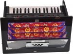 OM Safri Harmonium- 2¾ Octave By Kaayna Musicals-Portable, Traveler, Baja, 4 Stop (2 Drone), Two Set Reed- Bass/Male, Dark Walnut Color, Gig Bag, Tuning: 440Hz, For Yoga, Bhajan, Kirtan, Mantra, Vocal - Image 10