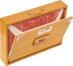 Shruti Box Total Wood- Eco Model- Size (16″ X 12″ X 3″) Inches – 440 Hz, Gig Bag, Natural Teak Finish– C To C Lower Tone Reeds, Surpeti, Yoga, Bhajan, Kirtan, Mantra, Raga, Drone, Chant, Vocal - Image 2