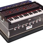 Harmonium Extra Height By Kaayna Musicals -9 Stops- 5 Main & 4 Drone, 3½ Octave, Coupler, Mahogany Colour, Gig Bag, Bass/Male Reed- 440Hz, For Yoga, Bhajan, Kirtan, Shruti, Mantra, Chant, Meditation